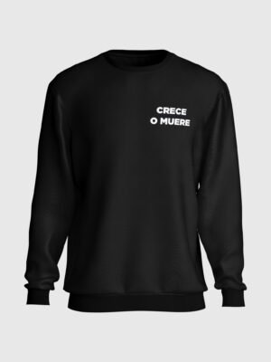 SUETER NEGRO CRECE O MUERE