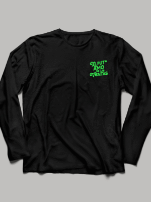 TSHIRT NEGRA MANGA LARGA