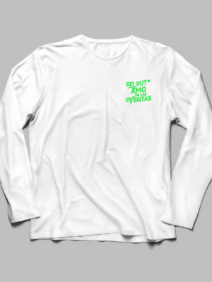 TSHIRT BLANCA MANGA LARGA