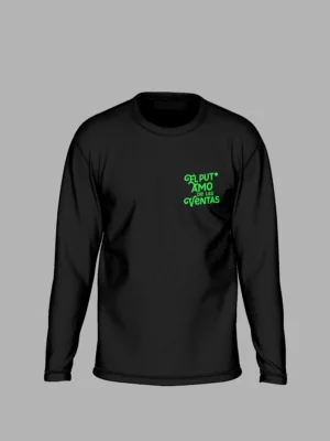 TSHIRT NEGRA MANGA LARGA